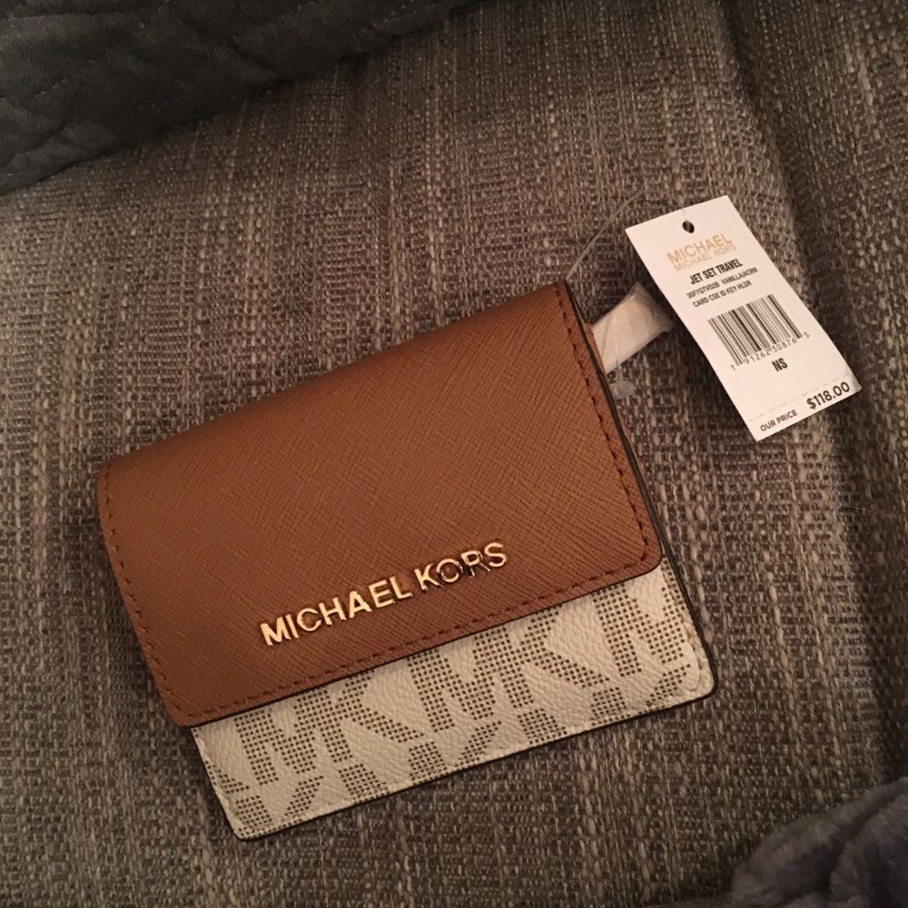 Michael Kors camel colored wallet